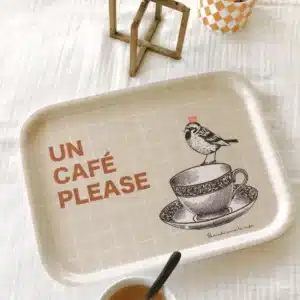 Plateau café oiseau 1