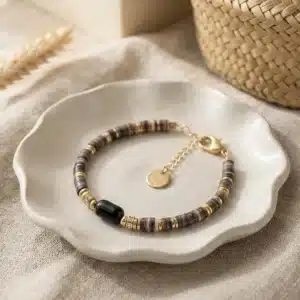 Bracelet en perles Hermine Cloralys