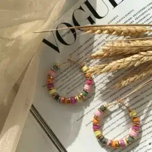 Boucles créoles iris Cloralys