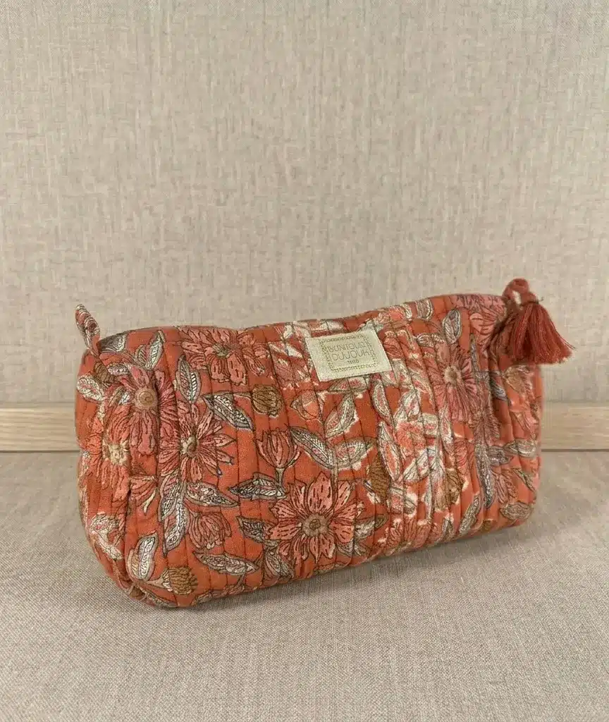 Trousse de toilette Meera Terracotta Bonheur du jour 2
