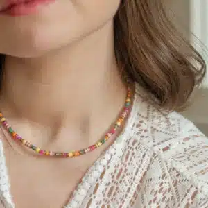 Collier en pierres Indy