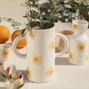 Vase en céramique – Soleil – Fait main au Portugal