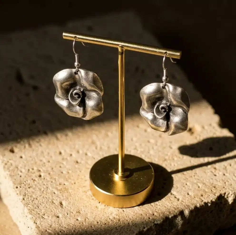 Boucles oreilles Argelouse fleur