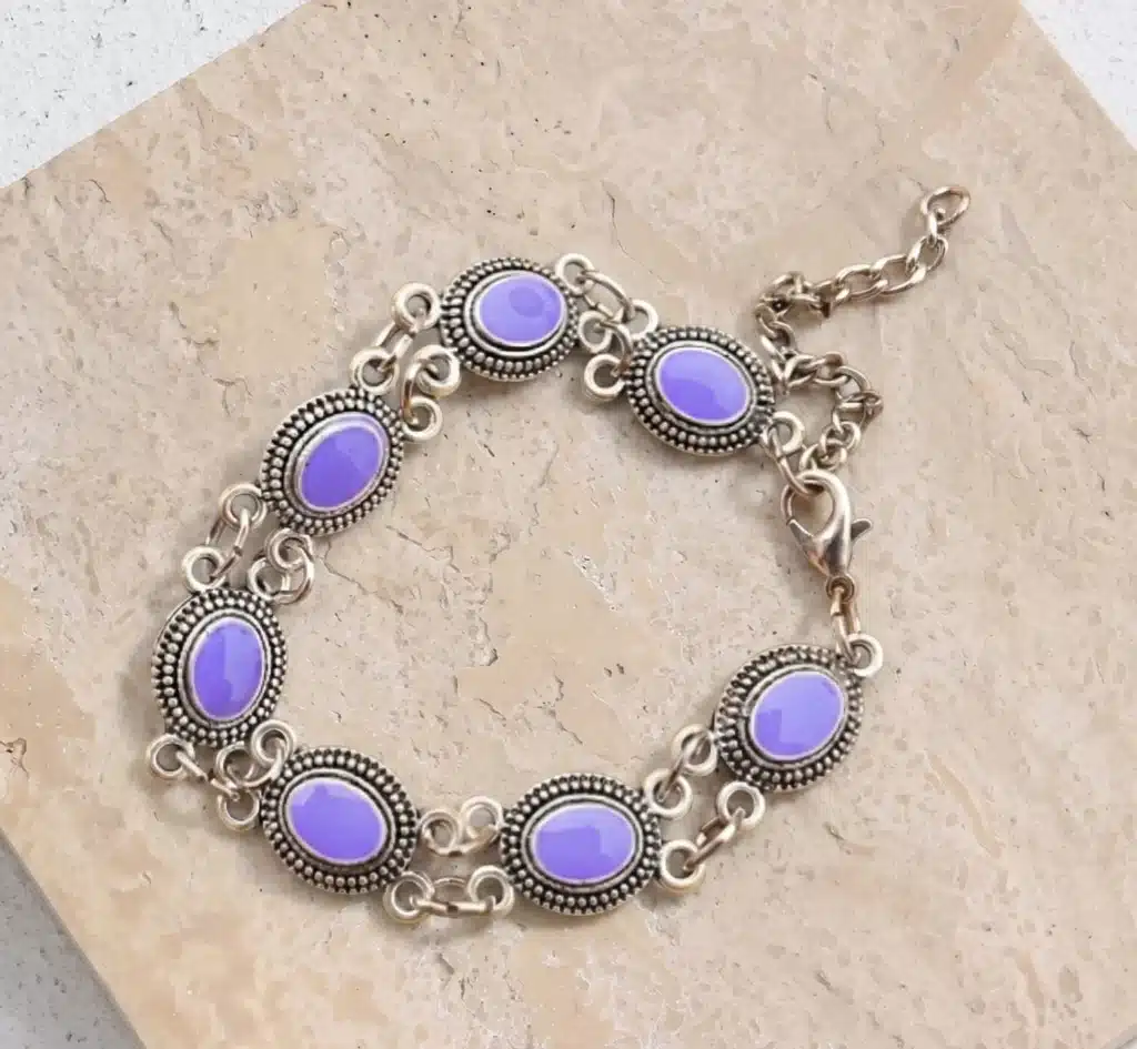 Bracelet Maroc violet Argelouse