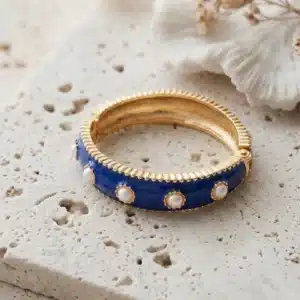 Jonc Amok perles bleu Argelouse
