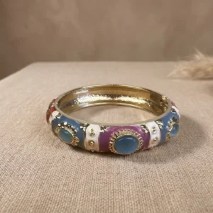 Bracelet Amok émaillé multicolore cabochons – ARGELouse 2