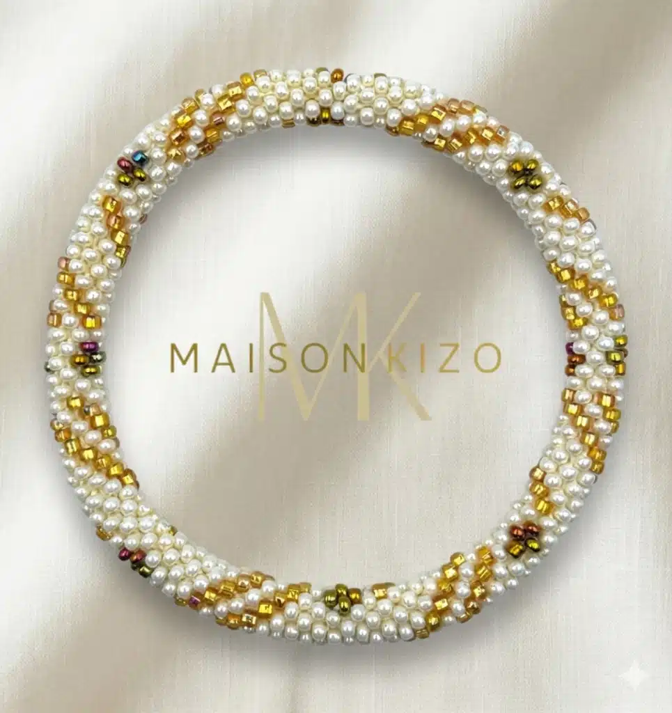 Bracelet perlé éclat de sable Maison Kizo
