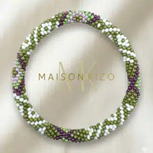 Bracelet perlé jardin végétal Maison Kizo