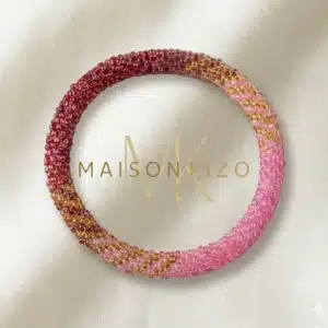 Bracelet perlé rose nuancé Maison Kizo