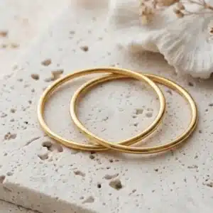 Jonc Essentiel doré 2 maison kizo