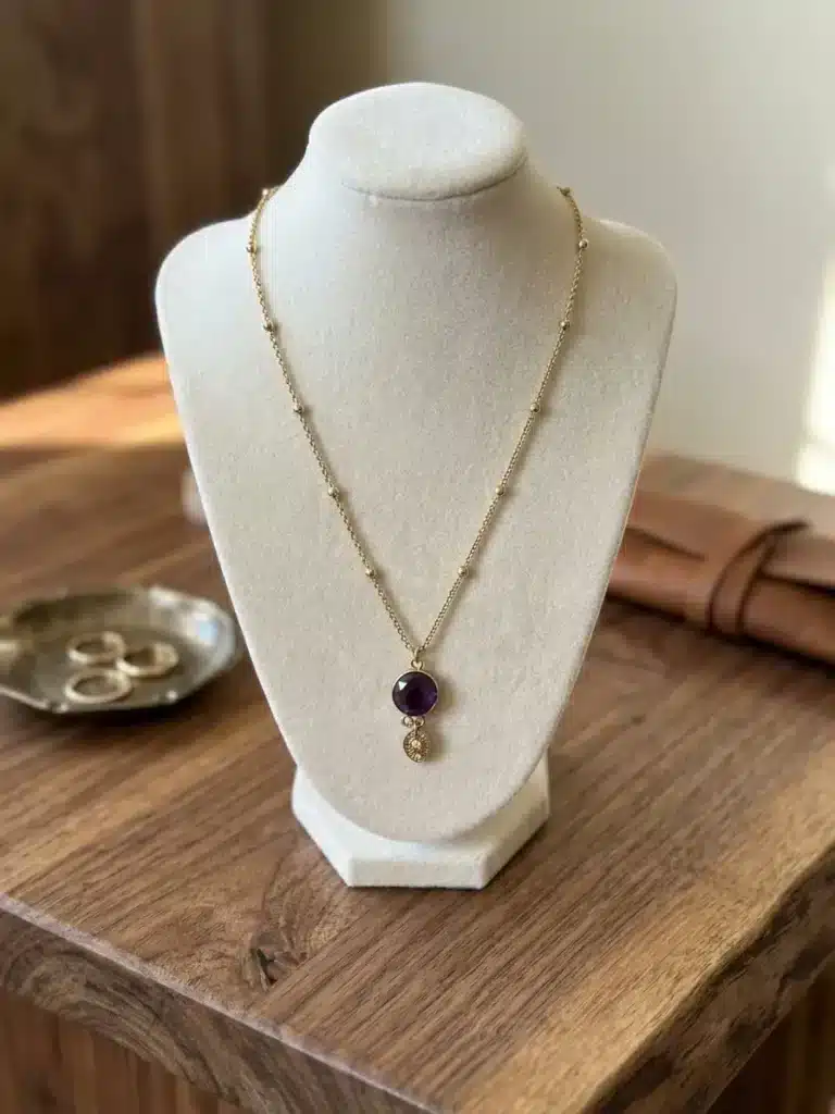 Collier Jason améthyste 1